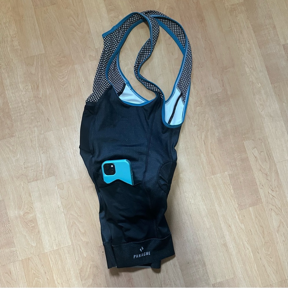 Panache Women’s Cargo Pocket Bib Bib Shorts, small, black - Picture 4 of 10